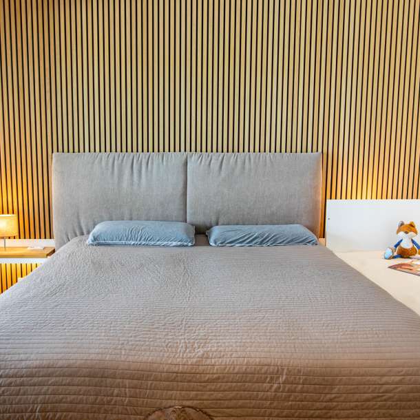 Schlafzimmer Wellenklang in  Paradisio Poolsuite Summergold